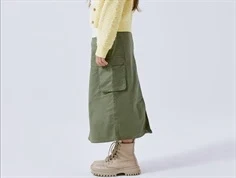 Name It deep lichen green long twill cargo nederdel